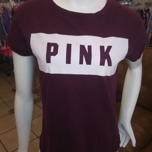 Vs pink tee